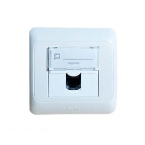 پریز شبکه توکار لگراند CAT6 UTP تک پورت